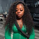 Meia peruca Sogram Deep Wave 3 em 1 100% cabelo humano 20" 200% de densidade