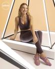 Meia Pilates Sapatilha Feminina Selene Antiderrapante Yoga TAM 34 a 38