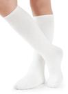 Meia Puket Unissex Lisa Kids Preto e Off White 23 a 33