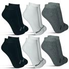 Meia Red Nose Sapatilha Algodão Original - Kit Com 3 Meias BRANCO/PRETO/CINZA/LISO