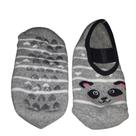 Meia Sapatilha Antiderrapante Panda Cinza 21 ao 24 - You