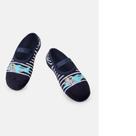 Meia Sapatilha Boneca Kids com aroma de menta Masculino Azul Marinho 23 a 27