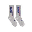Meia Selene Esportiva Masculina Cano Longo 4535 Cinza Mescla