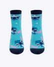 Meia Soquete Com Sola Emborrachada Infantil Stitch Puket 010406439