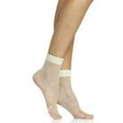Meia Soquete Fina Loba Lupo Fio 20 Punho Comfort Band 5530