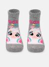 Meia Soquete Puket Bebê Menina Lhama Music Mescla Claro 15 a 18 Meia Soquete Puket Bebê Menina Lhama Music Mescla Claro 15 a 18