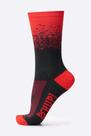 Meia Splash Preto/Vermelho HUPI Meia Splash Preto/Vermelho HUPI