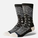 Meia Stance Barrio Crew Socks Black