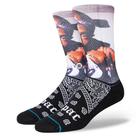 Meia Stance Tupac Makaveli Crew Socks Black