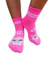 Meia teen divertida rosa puket ref-21003002 / 26-33