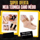 Meia térmica cano médio COR NUDE Meia térmica cano médio COR NUDE