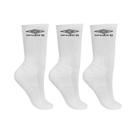 Meia umbro tripack cano longo ref u23pf00050 unissex