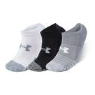 Meia Unissex Under Armour Heatgear Invisivel - Pacote com 3 pares Meia Unissex Under Armour Heatgear Invisivel - Pacote com 3 pares