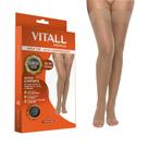 Meia Vitall Medical Sem Ponteira Alta Compressão Varizes Inchaço Pós Cirurgia Anvisa