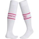 Meião Santos I 18/19 Umbro Unissex Tamanho:39/43Gênero:UnissexCor:Branco+Pink
