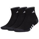 Meias Adidas Athletic Cushioned Quarter, pacote com 3 unidades para homens