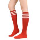 Meias American Trends Thigh High Athletic femininas vermelhas, 1 pacote