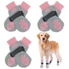 Meias antiderrapantes para cães BEAUTYZOO para pavimentos quentes/frios, 3 pares