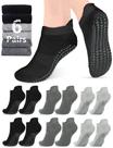 Meias Antiderrapantes para Pilates AURUZA para Mulheres e Homens Tamanho 9-11 Preto Meias Antiderrapantes para Pilates AURUZA para Mulheres e Homens Tamanho 9-11 Preto