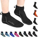 Meias aquáticas OMGear Neoprene de 3 mm de corte baixo para homens 10-11/mulheres 11-12