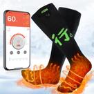 Meias aquecidas Bubbacare APP Control recarregáveis para homens e mulheres
