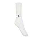 Meias Brancas Sox Crue Skate Bike Cano Alto Old School Van Divertid