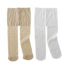 Meias-calças De Verão Para Bebês Meninas, 2 Pares, Leggings Com Coração, Meias Macias Na Cor Branca