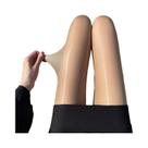 Meias-calças Femininas De Cintura Alta, Brilhantes, De Seda, Transparentes, Confortáveis, Com Brilho
