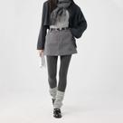 Meias-calças Femininas De Cintura Alta Em Malha, Pretas, Elásticas, Para Outono/inverno, Estilo Y2K,