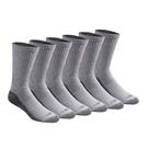 Meias Cano Médio Dickies Dri-Tech Controle de Umidade Cinza 6 Pares