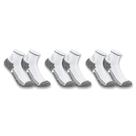 Meias Carhartt SQ5283M Force Midweight Quarter, pacote com 3