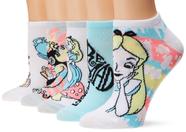 Meias casuais Disney Alice no País das Maravilhas para mulheres de 9 a 11 anos, EUA