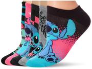 Meias casuais Disney Lilo & Stitch para mulheres, pacote com 5 unidades, tamanho 36-43