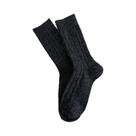 Meias Casuais Listradas De Inverno Para Mulheres, Estilo Japonês, Meias De Lã Para Meninas