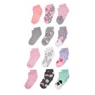 Meias Cherokee Little Girls Shorty, pacote com 12, 12-24M, 2T-4T Meias Cherokee Little Girls Shorty, pacote com 12, 12-24M, 2T-4T