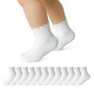 Meias CoolMate Global Ruffle com alça para meninas de 1 a 3 anos