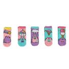 Meias Curtas Pusheen Sobremesas Pastel Kit com 5 para Mulheres