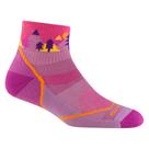 Meias Darn Tough Vermont Quest 1/4 Leves com Amortecimento Violeta M