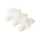 Meias De Algodão Respiráveis Para Meninas, 3 Pares, Design Com Laço De Renda, Meias Absorventes De Meias De Algodão Respiráveis Para Meninas, 3 Pares, Design Com Laço De Renda, Meias Absorventes De
