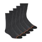 Meias de caminhada à prova de intempéries Thermal Crew, pacote com 5, para homens, pretas Meias de caminhada à prova de intempéries Thermal Crew, pacote com 5, para homens, pretas