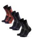Meias de caminhada DANISH ENDURANCE Merino Wool Light, pacote com 3