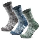 Meias de caminhada innotree Merino Wool para homens, pacote com 3 unidades, GG