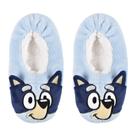 Meias de chinelo Bluey Girl's Snuggle Toe Plush Footlet Blue