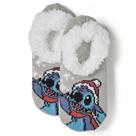 Meias de chinelo Disney Lilo & Stitch Teddy Fur para mulheres 9-11