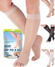 Meias de compressão Absolute Support Sheer para mulheres nuas