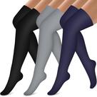 Meias de compressão Bluemaple Thigh High Unissex (3 pares)