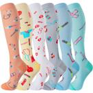 Meias de compressão Bropite, 6 pares, suporte de 20-30 mmHg