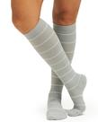 Meias de compressão Comrad Nylon Knee High 15-20 mmHg urzente/brancas