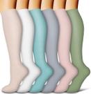 Meias de compressão COOLOVER Copper para mulheres e homens (6 pares)