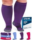 Meias de compressão Doctor's Select Plus Size 20-30 mmHg 6XL Meias de compressão Doctor's Select Plus Size 20-30 mmHg 6XL